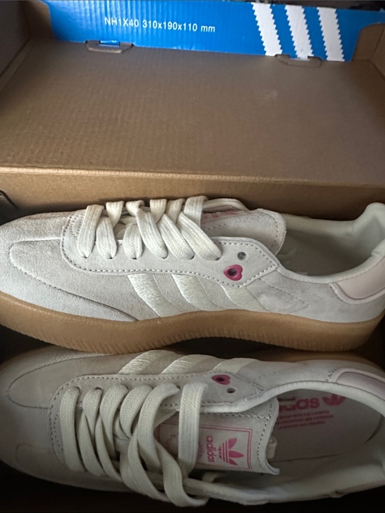 adidas Shoes - Adidas Sambae Women's Sneaker in Ivory Pink Fusion
